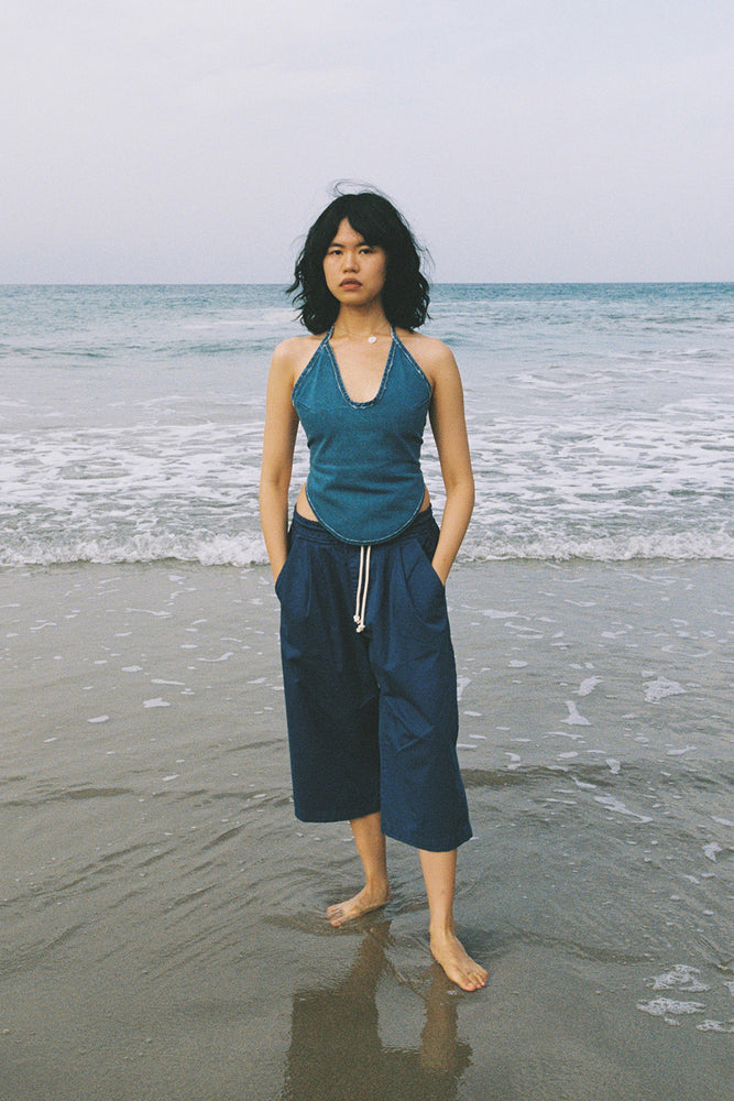 Babe top | recycled denim