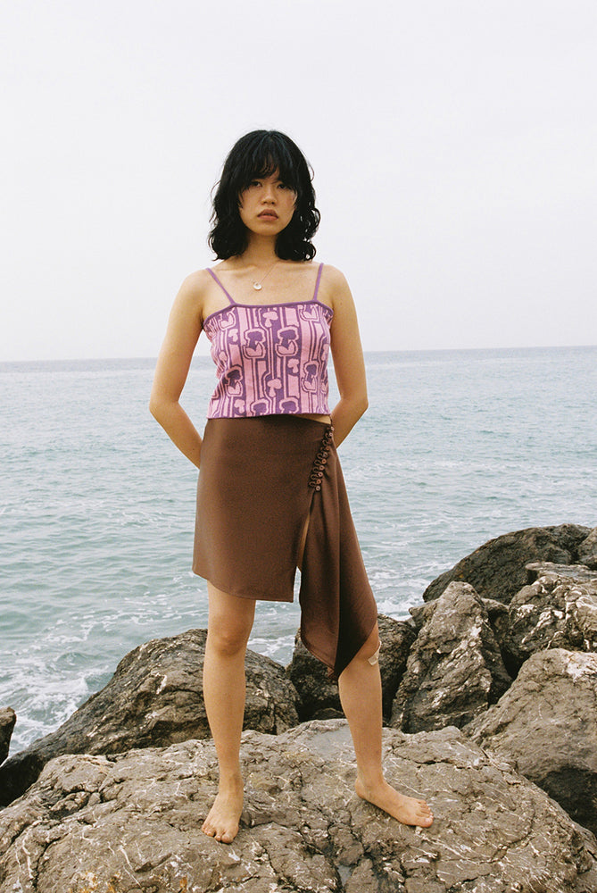 Champi strappy top pink