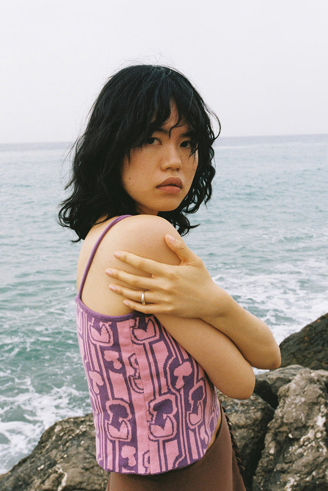 Champi strappy top pink