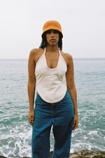 Babe top | white denim