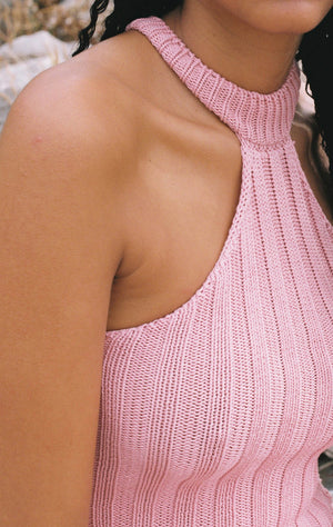 Chunky tank top | pink