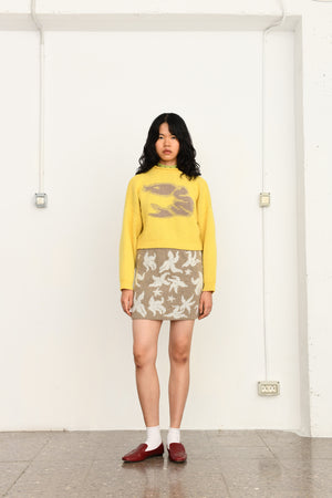La gamba knit sweater | yellow