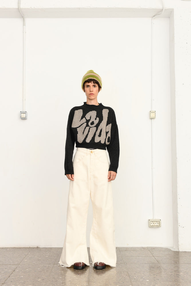 La vida knit sweater | grey