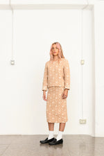 Schampi midi skirt | beige