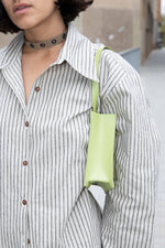 Leather mini bag | green