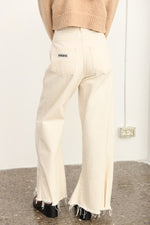 Asimetrico pants | natural white
