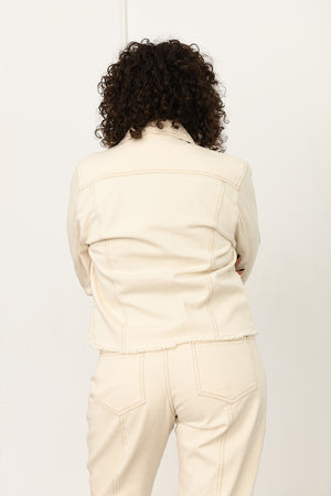 Carrot white pants