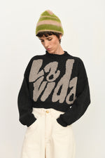 La vida knit sweater | grey