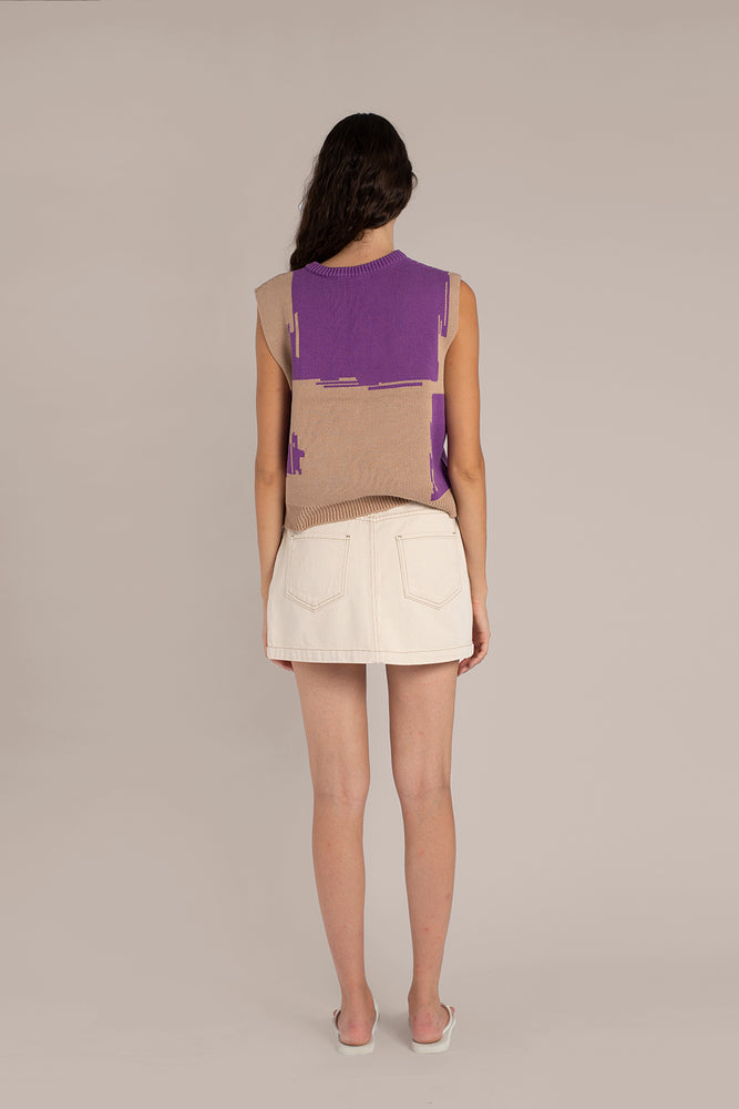 Cuadra vest beige