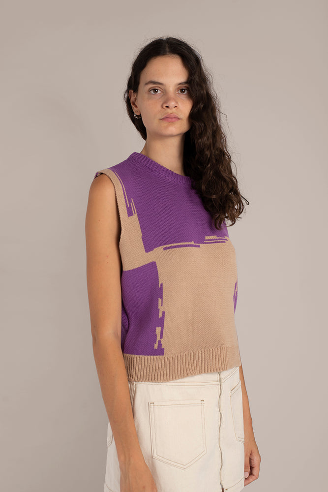 Cuadra vest beige
