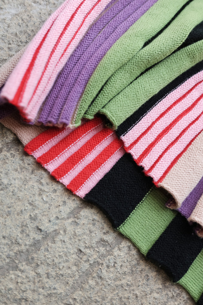 Ribbed knit 6-colors skirt