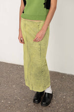 Fluor denim skirt