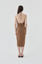 Hemp V-neck dress