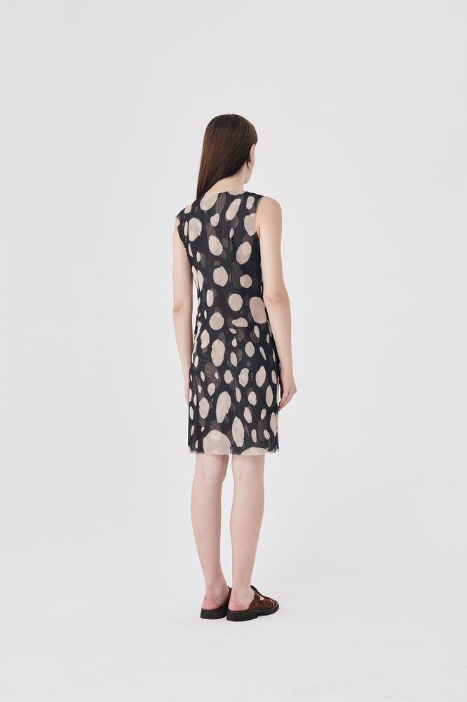 Recycled tulle dress | Anahuacali print