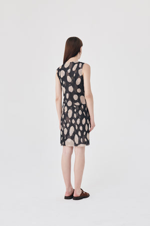 Recycled tulle dress | Anahuacali print