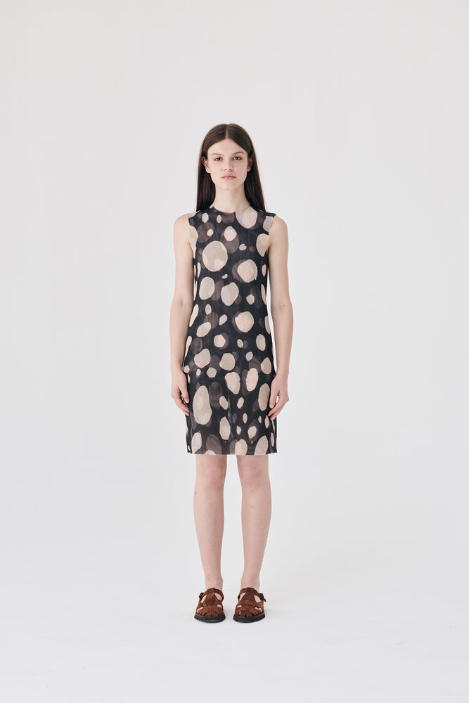 Recycled tulle dress | Anahuacali print