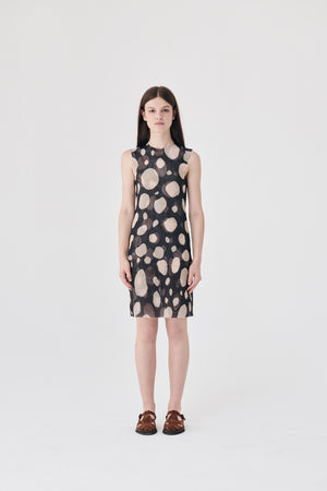Recycled tulle dress | Anahuacali print