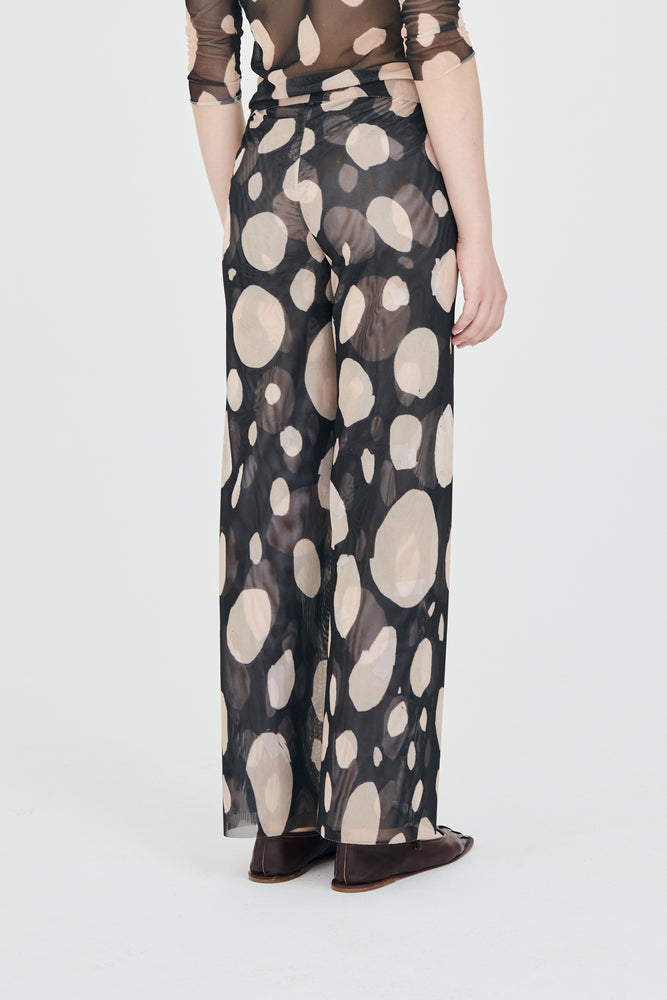 Recycled tulle pants | Anahuacali print