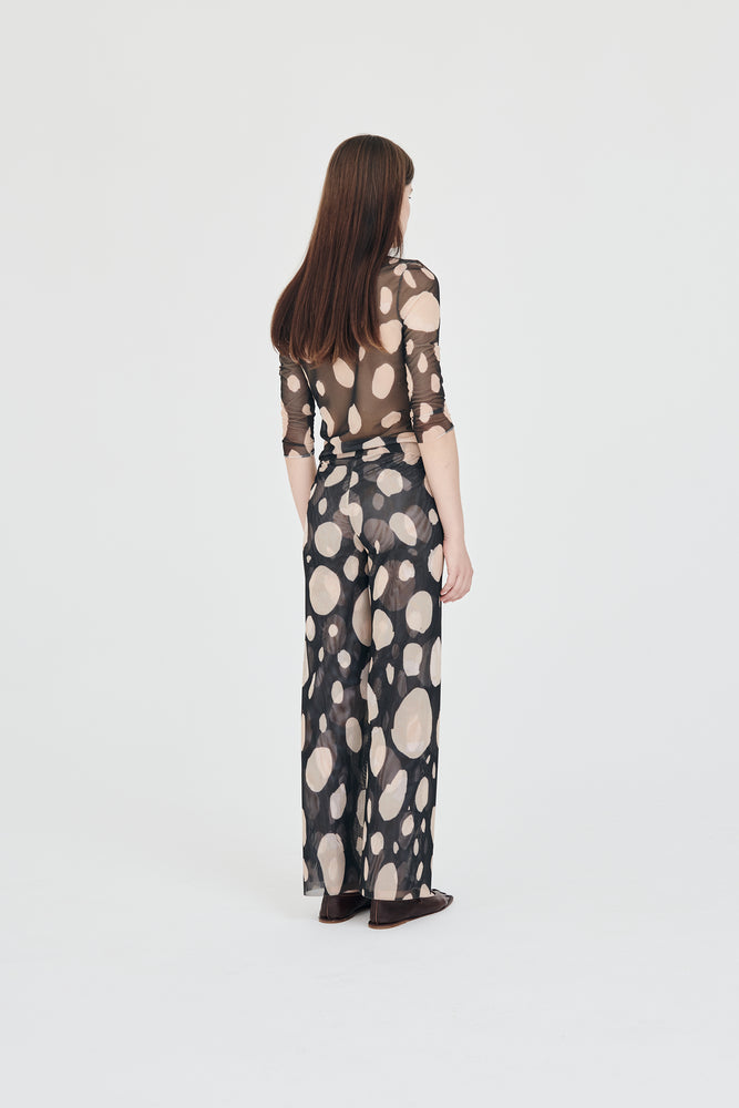 Recycled tulle t-shirt | anahuacali print