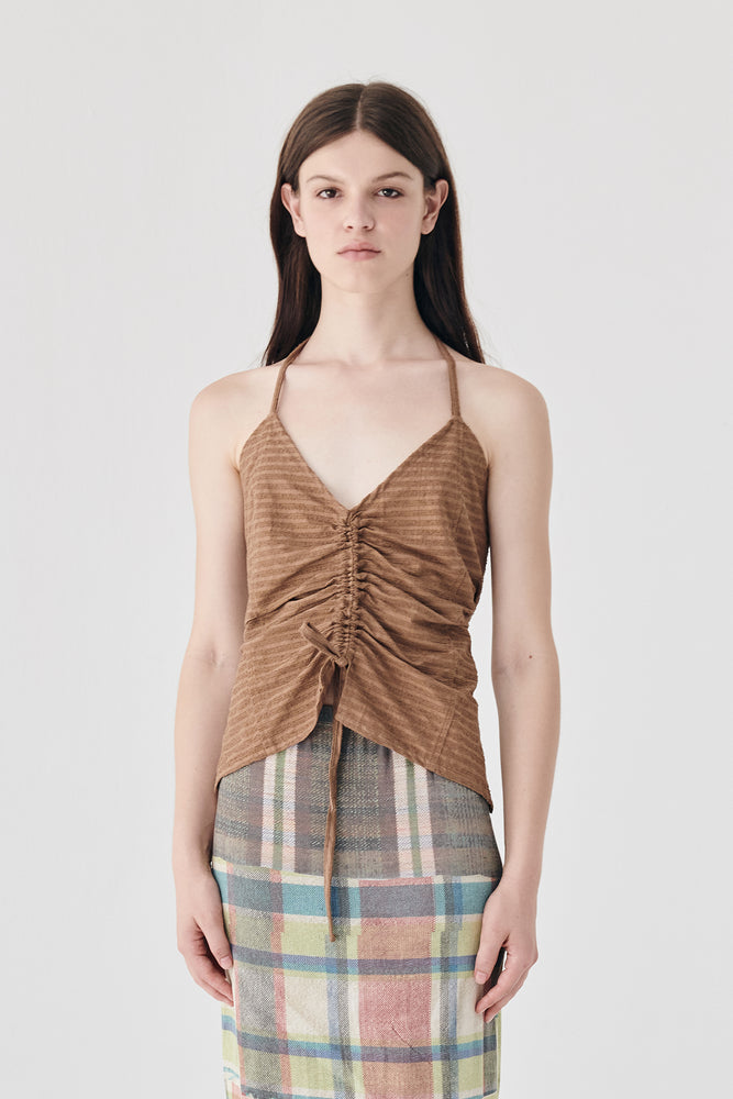 Hemp V-neck top