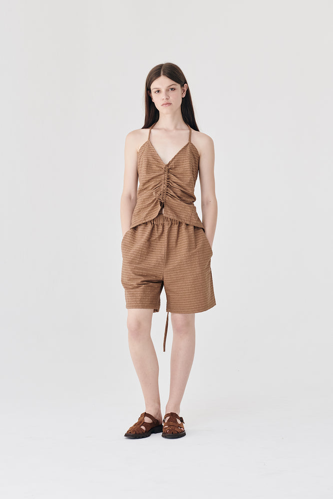 Hemp V-neck top