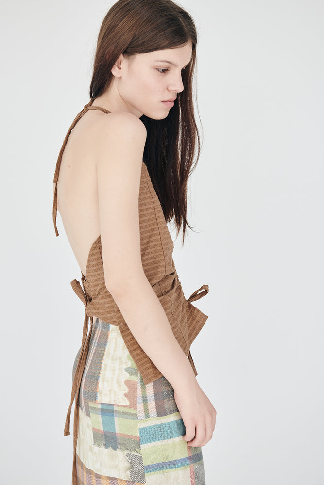 Hemp V-neck top