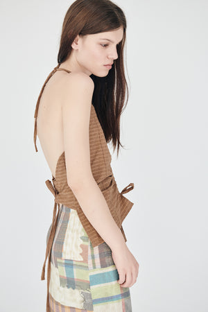 Hemp V-neck top