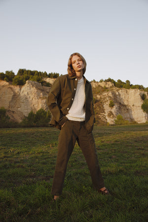 Aitor pants | dark green