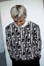 Jacquard-knitted 'champi' sweater | beige