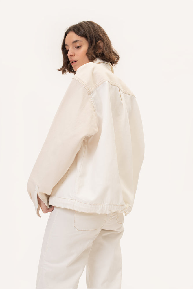 Frank jacket | white