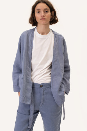 The Blue Linen Pants
