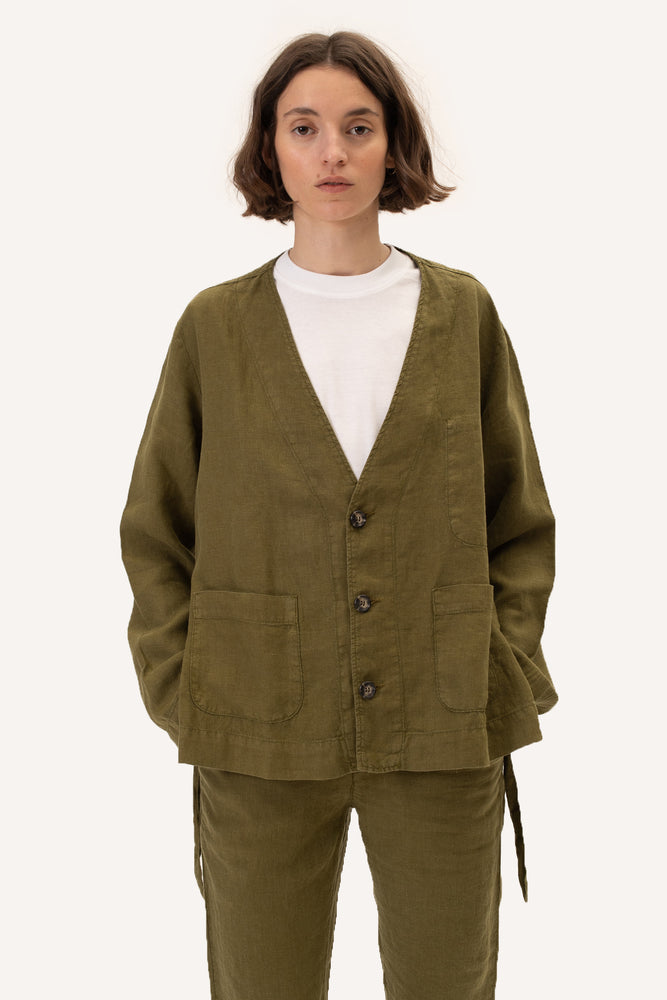 Linen cardigan