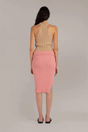 Chunky tank top | beige