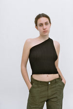 One-shoulder | black