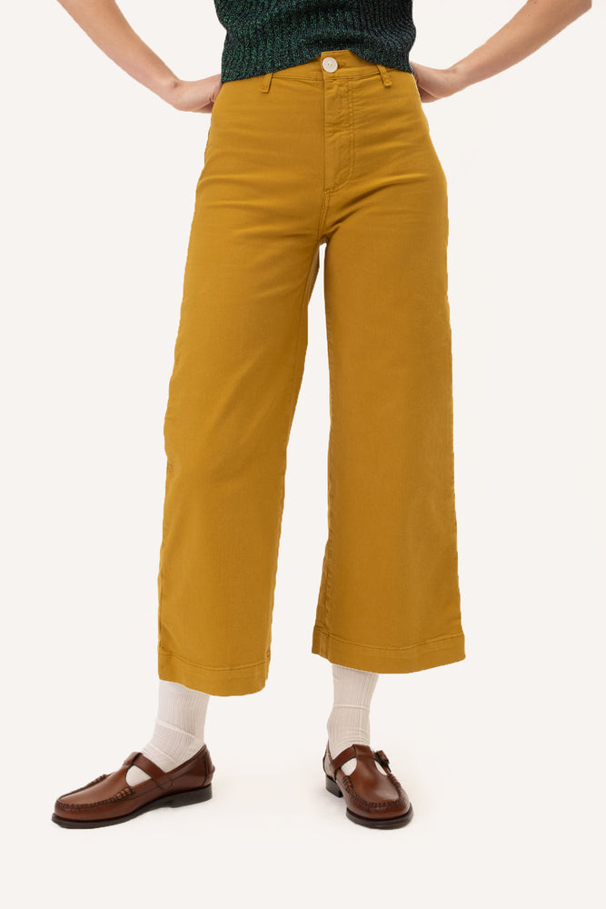 Dora denim pants | saffron