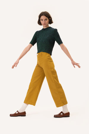 Dora denim pants | saffron