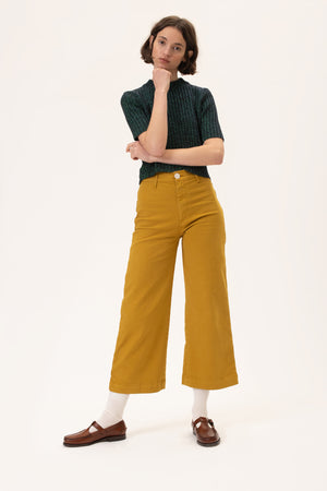 Dora denim pants | saffron