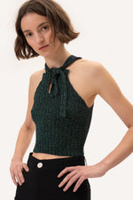 Nudo lurex crop top