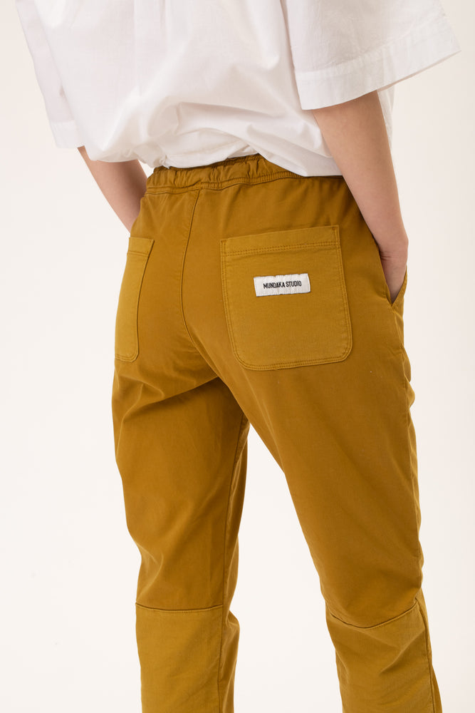 Albert summer pants | saffron