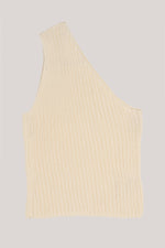 One-shoulder | white