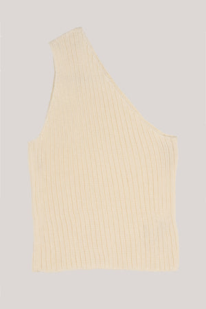 One-shoulder | white
